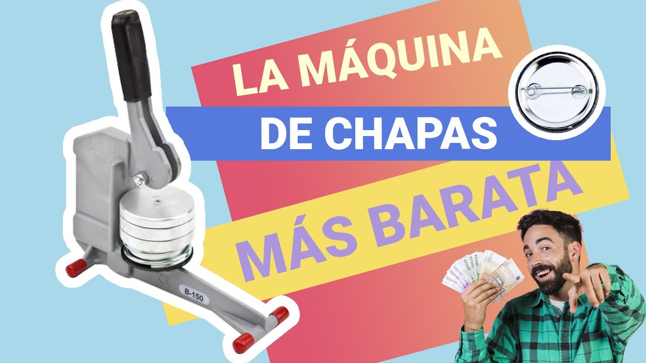 Consumibles y máquinas para hacer tus propias chapas