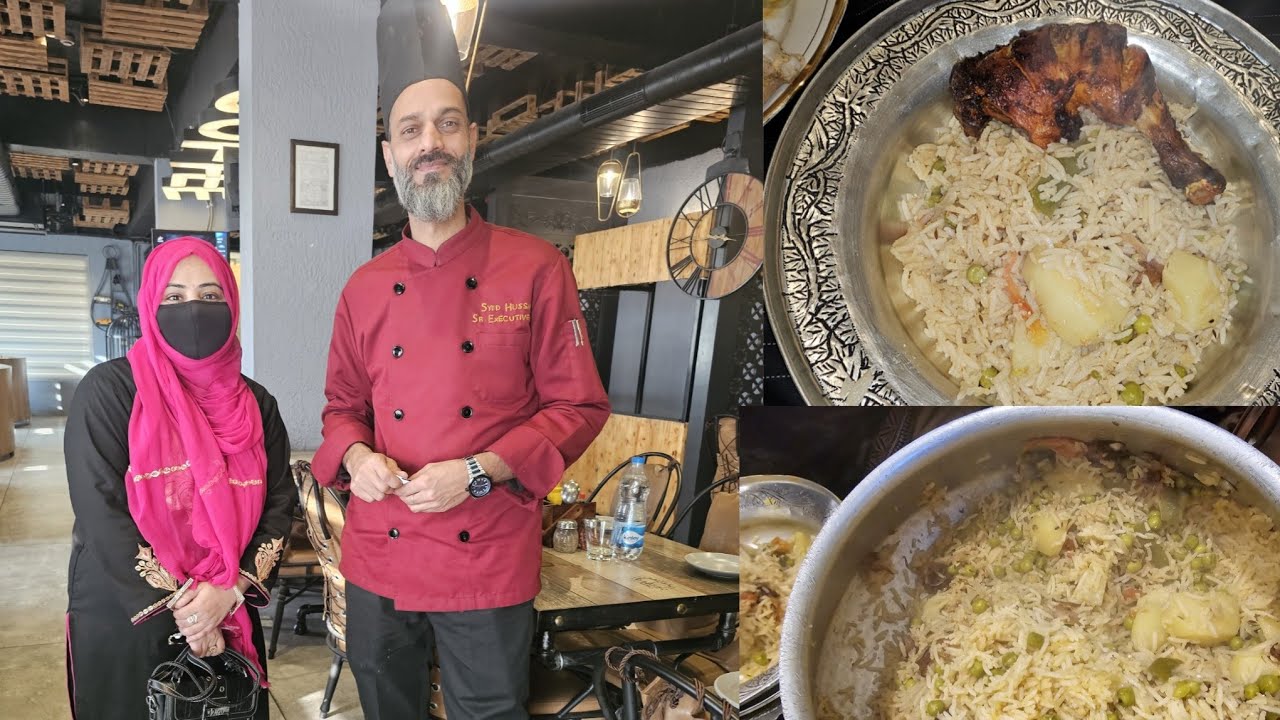 Cafe ababeel visit Authentic Mattar Yakhni Pulavo 🍚✨ | Fragrant Rice Cooked in Rich Yogurt Gravy 