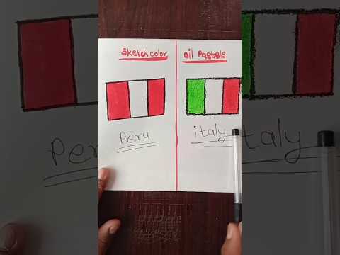 WHICH COLOUR IS BEST? (OILPASTEL🆚SKETCH COLOUR)#short #color #art #viral