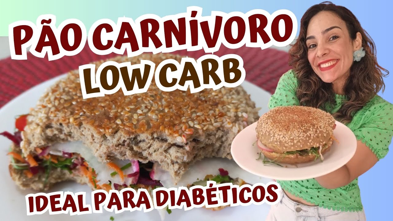 Pão Carnívoro Low Carb Ideal Para Diabéticos | Sem Glúten | Sem Leite