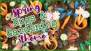 Setting Up the Classroom for the Bugs and Gardening Theme