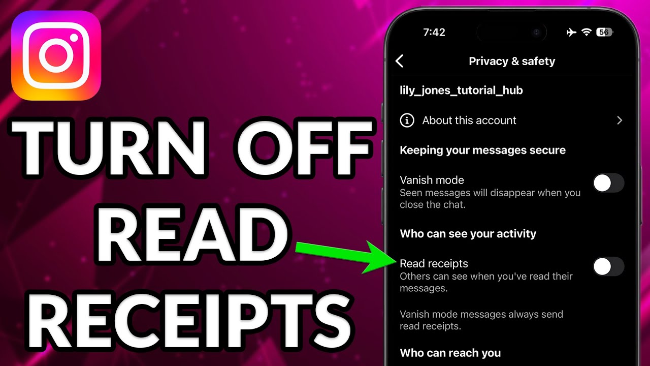 How To Turn Off Instagram Read Receipts YouTube