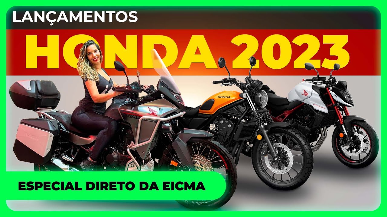 LANÇAMENTOS HONDA 2023 TRANSALP 750 2023, NOVA HORNET 750 2023, MOTO ELÉTRICA E MUITO MAIS | EICMA