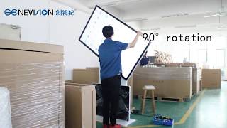 65inch Rotatable Android Multi Touch LCD Kiosk Digital Signage