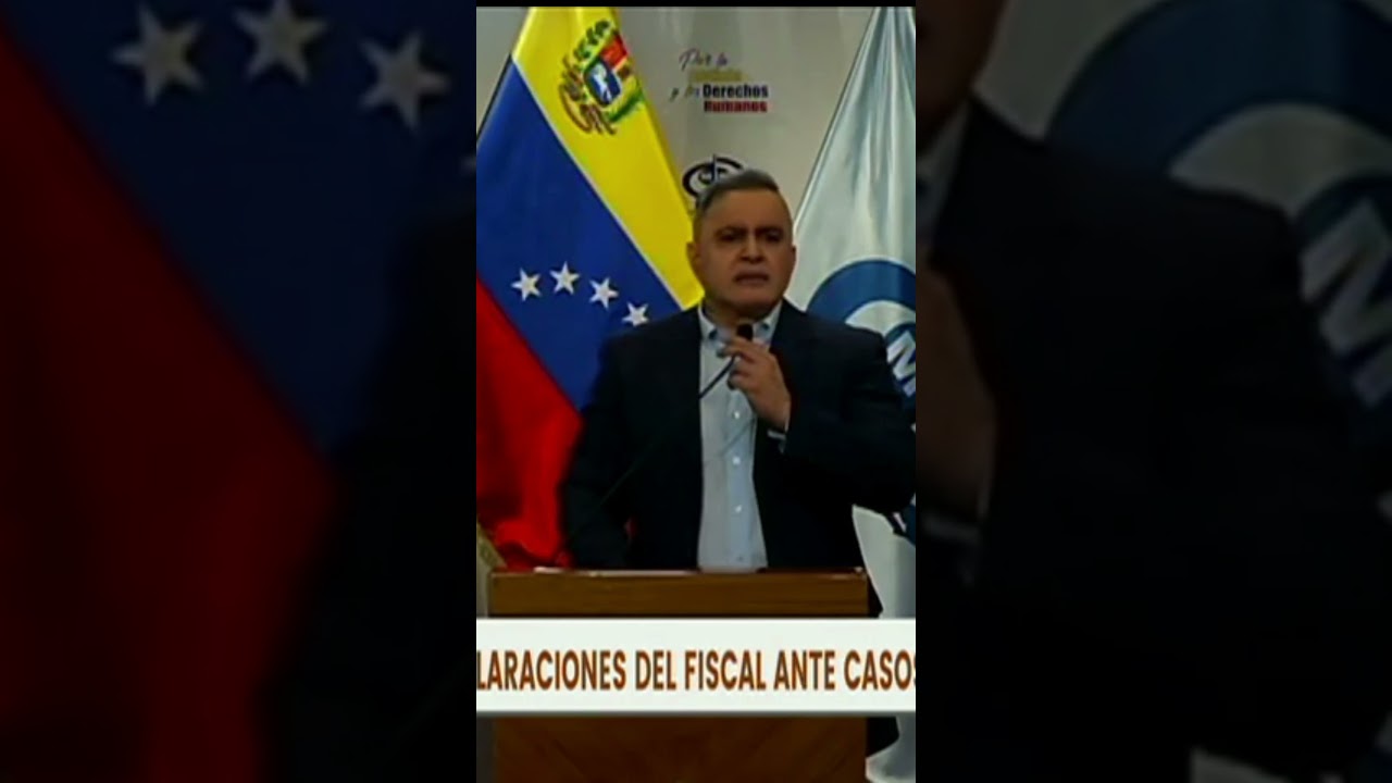 Rueda de prensa del Tarek William Saab caso corrupción PDVSA - CRIPTO