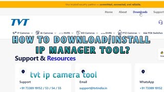 HOW TO DOWNLOAD/INSTALL IP MANAGER TOOL || TVT IP CAMERA SOFTWARE TOOL screenshot 5
