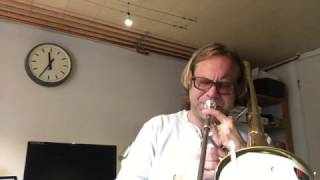 Trombone lesson: Basic tonic patterns in all keys