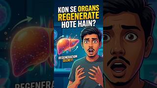 WHICH BODY PARTS REGROW ❓🤔#shorts #ytshorts #science #bodyparts #explore #viveksinghirl #facts