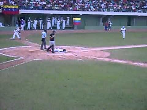 Chris Takes down Hitter trying to charge mound (Ve...