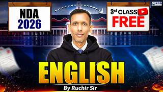 NDA 2026 Preparation | NDA English One Shot | Class-03 | English By Ruchir Sir | KGS Defence Exams