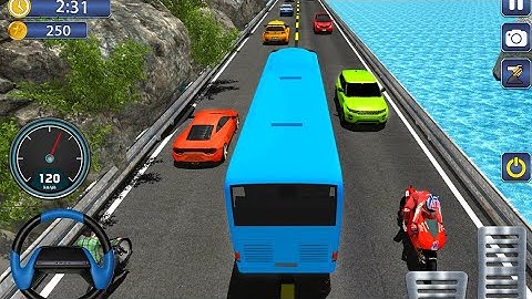 Bus Racing : Coach Bus Simulator 2021 || Police bus Driving Game - Best Android Gameplay | Android