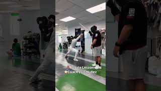 No shortcuts. Just results. Coach Luis at SCFA builds smarter, sharper fencers ⚔️🔥