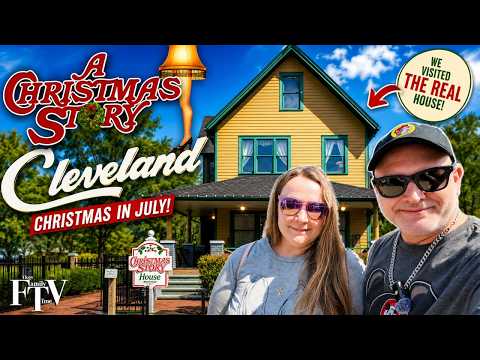 We Visited the REAL Christmas Story House! 🎄 Cleveland Christmas in July Family Vlog thumbnail