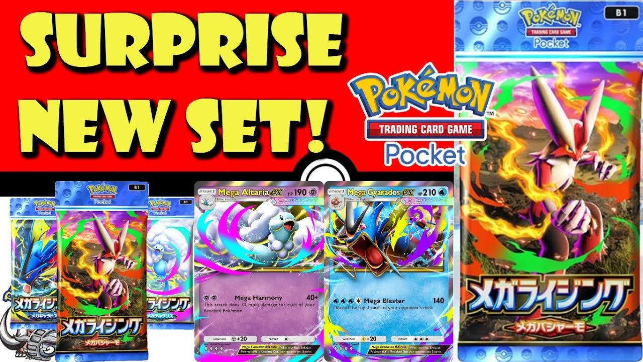 Surprise New Pokmon TCG Pocket Set Revealed! Mega Rising! Mega Pokmon ex in Your Pocket! Surprise New Pokmon TCG Pocket Set Revealed! Mega Rising! Mega Pokmon ex in Your Pocket!