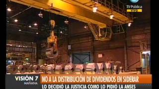 Vision Siete No a la distribucion de dividendos en Siderar