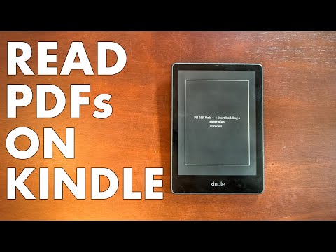 Video: Kan vi læse PDF på Kindle?