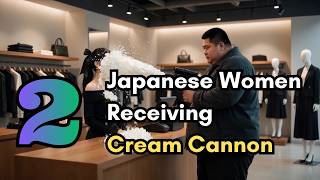 【AI】Japanese Women Receiving Cream Cannon #2【クリーム砲を受ける日本の女性たち２】