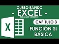 Curso Excel - Capitulo 3, Funcion SI (Audio Mejorado)