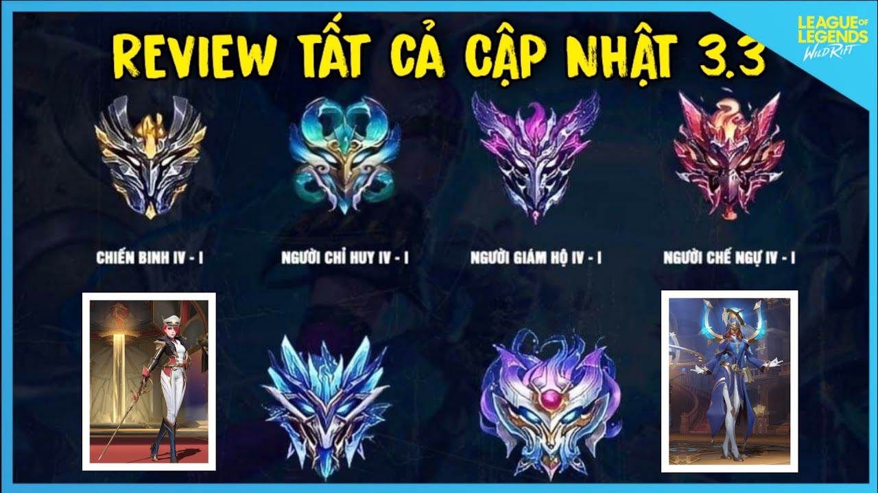 Review Toàn Bộ Cập Nhật Khổng Lồ 3.3, Bản Đồ Nguyên Tố, Wild Pass, Rank Đơn, Skin Mới, Tướng Mới