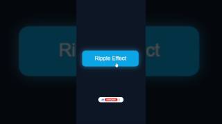 Ripple Effect Button Animation in HTML CSS JavaScript ✨
