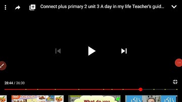 Primary 2 connect plus unit 3. Last part p.40+41(1)