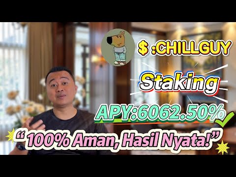 🚀 Panduan cepat staking CHILLGUY Solana — hasil 6062.50% APY terbukti!