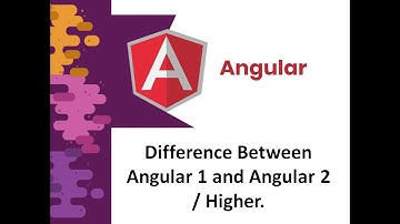 Difference between Angular 1.x  and Angular 2 and above