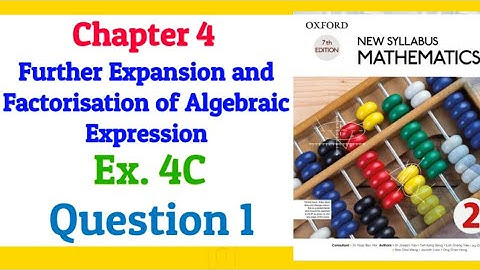 Chapter 4 | Exercise 4C | Question 1 | New Syllabus Mathematics book 2 (NSM book 2) | D2