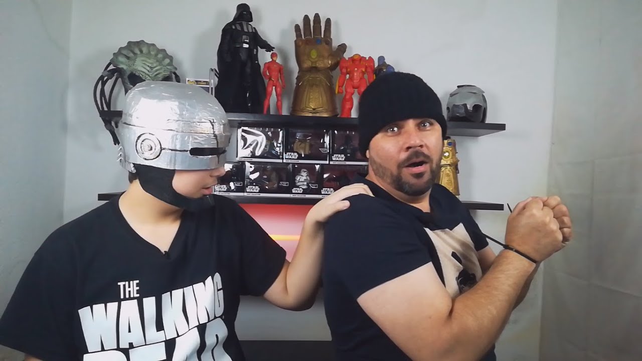 Como Fazer a Máscara do Robocop - (DIY)