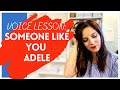 Voice Lesson: SOMEONE LIKE YOU (ADELE)