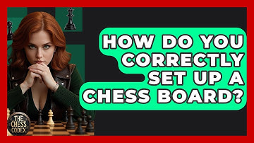How Do You Correctly Set Up A Chess Board? - The Chess Codex