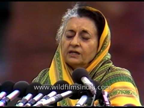 famous speech of indira gandhi in hindi