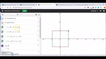 Desmos Tutorial 3: Use restrictions in graphs