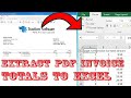 How to Extract Invoice Totals From PDF