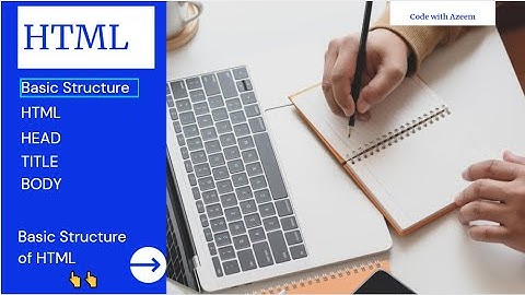 Basic Structure of an HTML in Urdu / Hindi | html , head , title , body doctype Tags