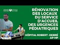 Rnovation du service daccueil des urgences pdiatriques de lhpital robertdebr aphp
