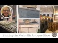 Amy Howard Browses the Nashville Antique Show