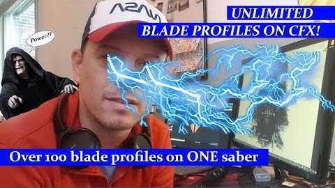 How to have over 100 blade and color profiles on your Crystal focus 10 (CFX) lightsaber, simple hack