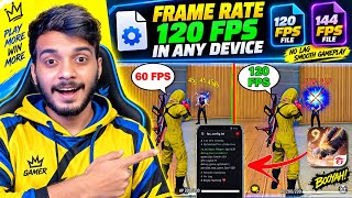 GET 120 FPS IN ANY DEVICE 👀 BOOST + LAG FIX + 120 FPS SETTINGS 🔥#fpsboost  screenshot 1