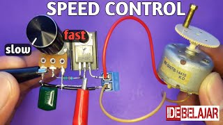 TIP 41 voltage regulator dc | Cara membuat pengatur kecepatan dinamo | dimmer dc adjustable
