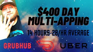 Doordash: I made $400 in 14 hours multi-apping
