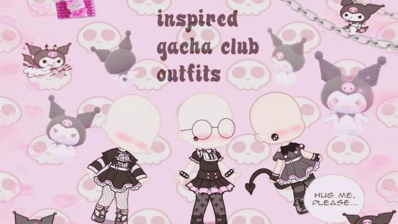 ･ﾟ * ･ﾟsanrio inspired gacha club outfits kuromi edition ･ﾟ * ･ﾟ
