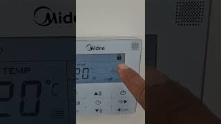 MIDIA THERMOSTATE HOW TO  LOCK AND UNLOCK ..
