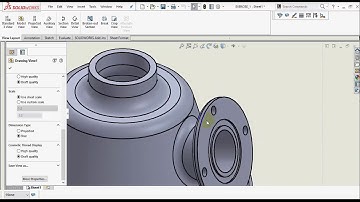 Bài 2 Các thiết lập tạo bản vẽ 2D trong Solidworks 2016