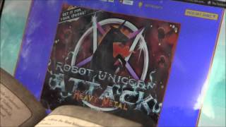 Robot Unicorn Attack (heavy metal(