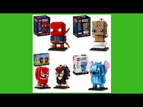 ▻ New LEGO BrickHeadz 2024: Iron Spider-Man, Groot, Knuckles