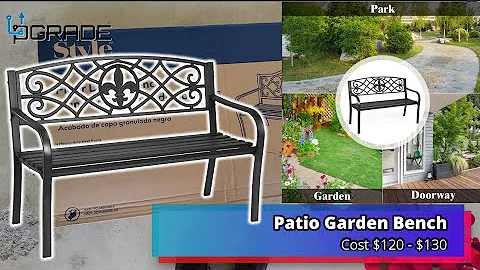 Patio Garden Bench
