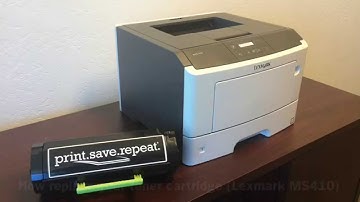 Lexmark MS410 Printer: How to Replace the Toner Cartridge