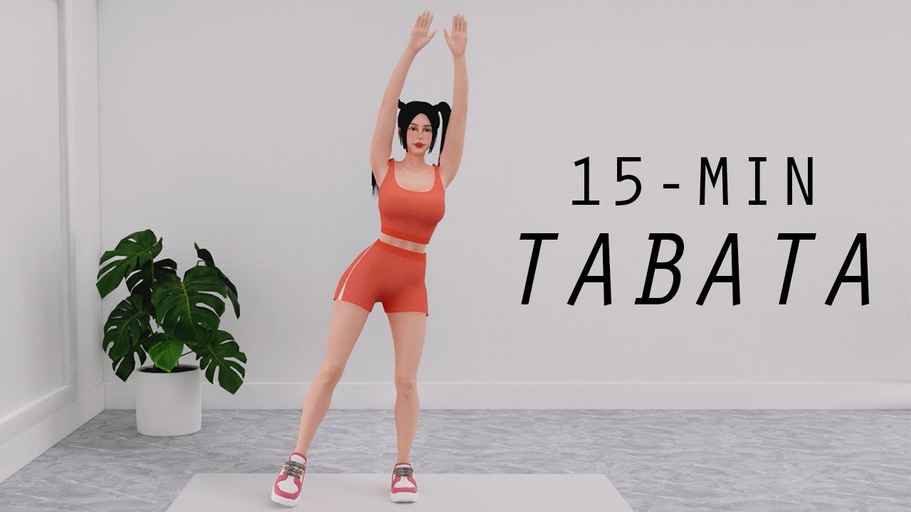15 MIN TABATA PARTY - HIIT Home Workout - No Equipment