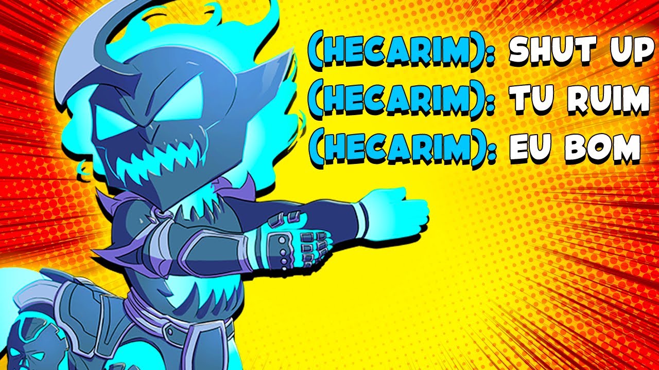 ELE NEM SABIA FALAR PORTUGUÊS, MAS QUERIA XINGAR TODO MUNDO (veigar gameplay)
